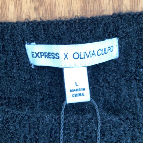 Black sweater crop top - Picture 2 of 6